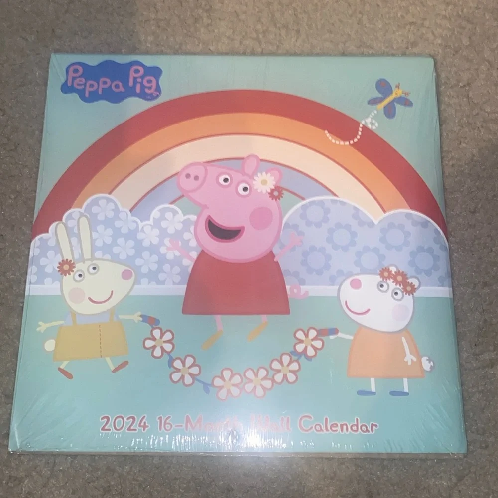 Peppa🐽Pig 2024 16-Month Wall Calendar